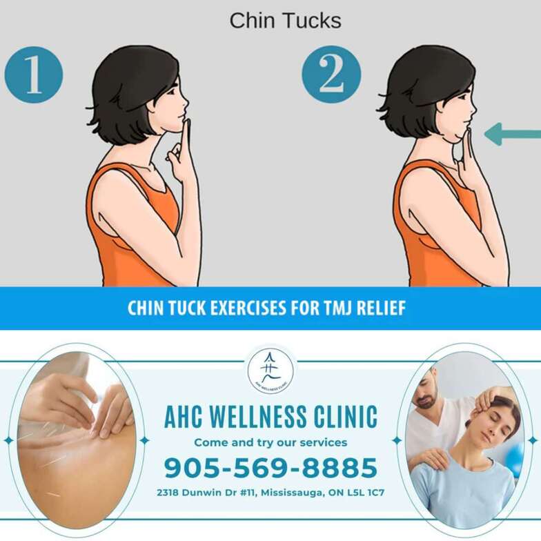 #chiropractic #posturecorrection #neckpain #chintuckexercise #Mississauga #AHCWELLNESSCLINIC #rehabexercise #resistancebandworkout